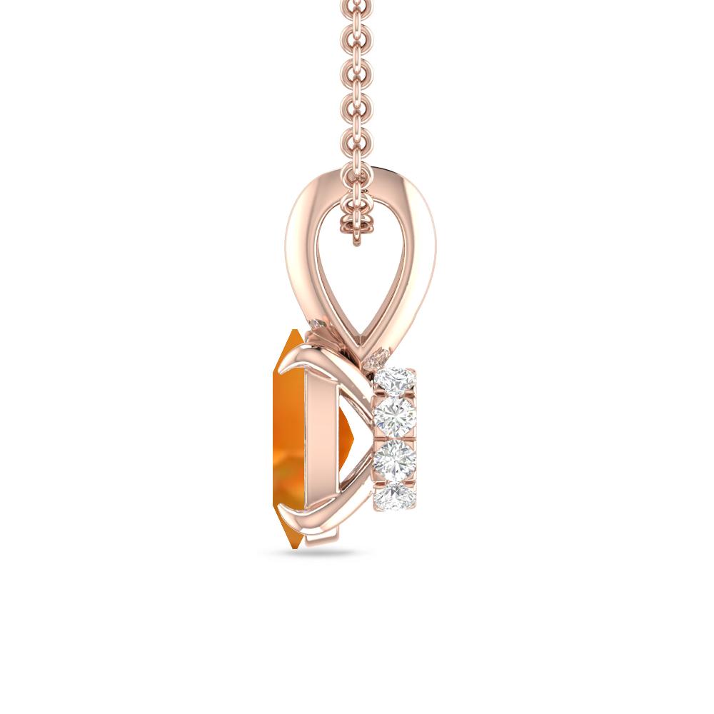 Rose Gold - Citrine