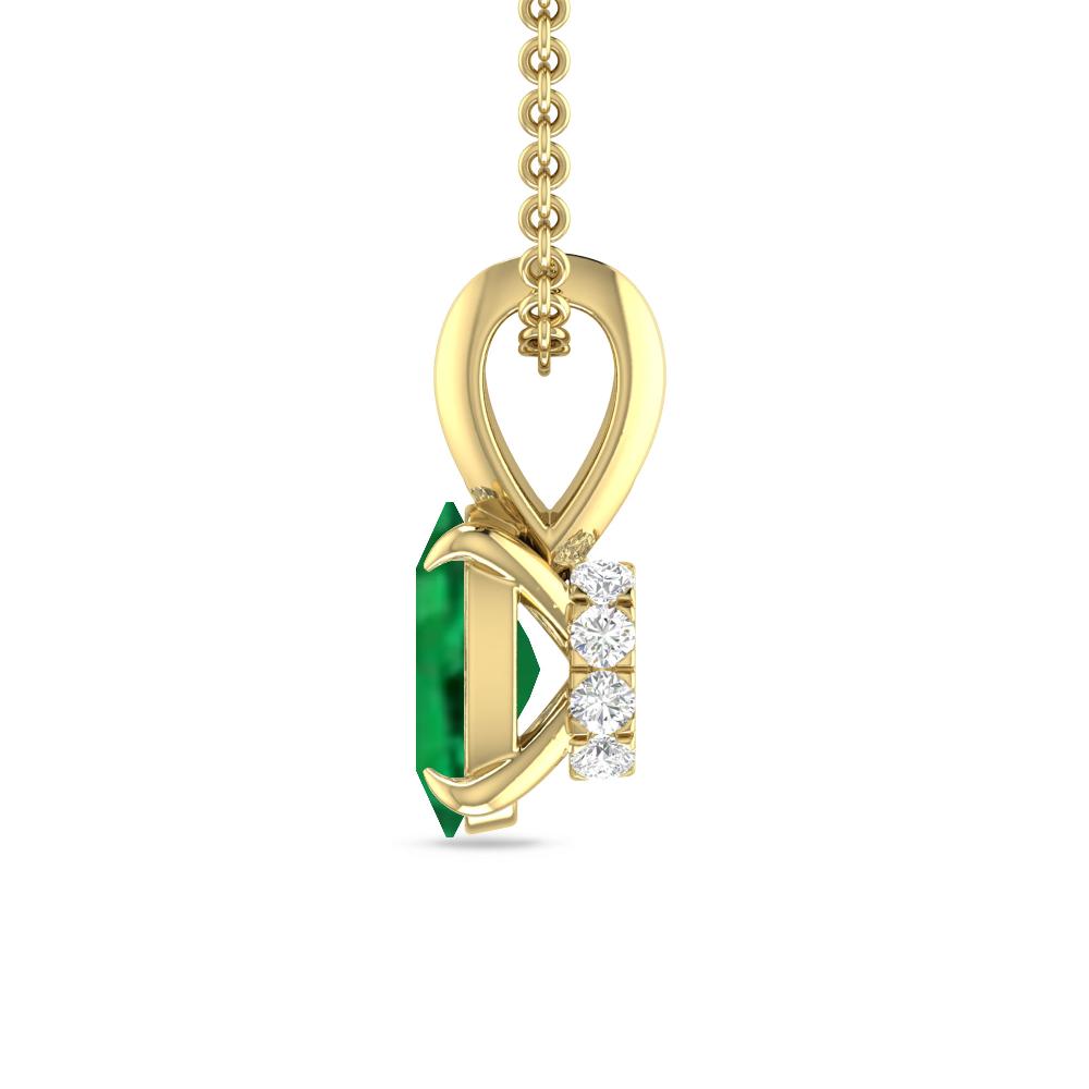 Yellow Gold - Emerald