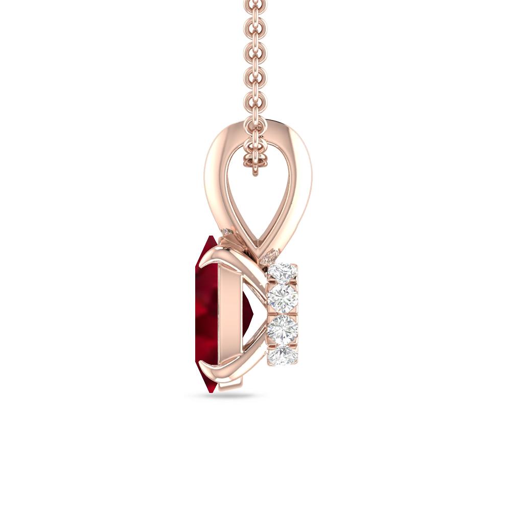 Rose Gold - Garnet