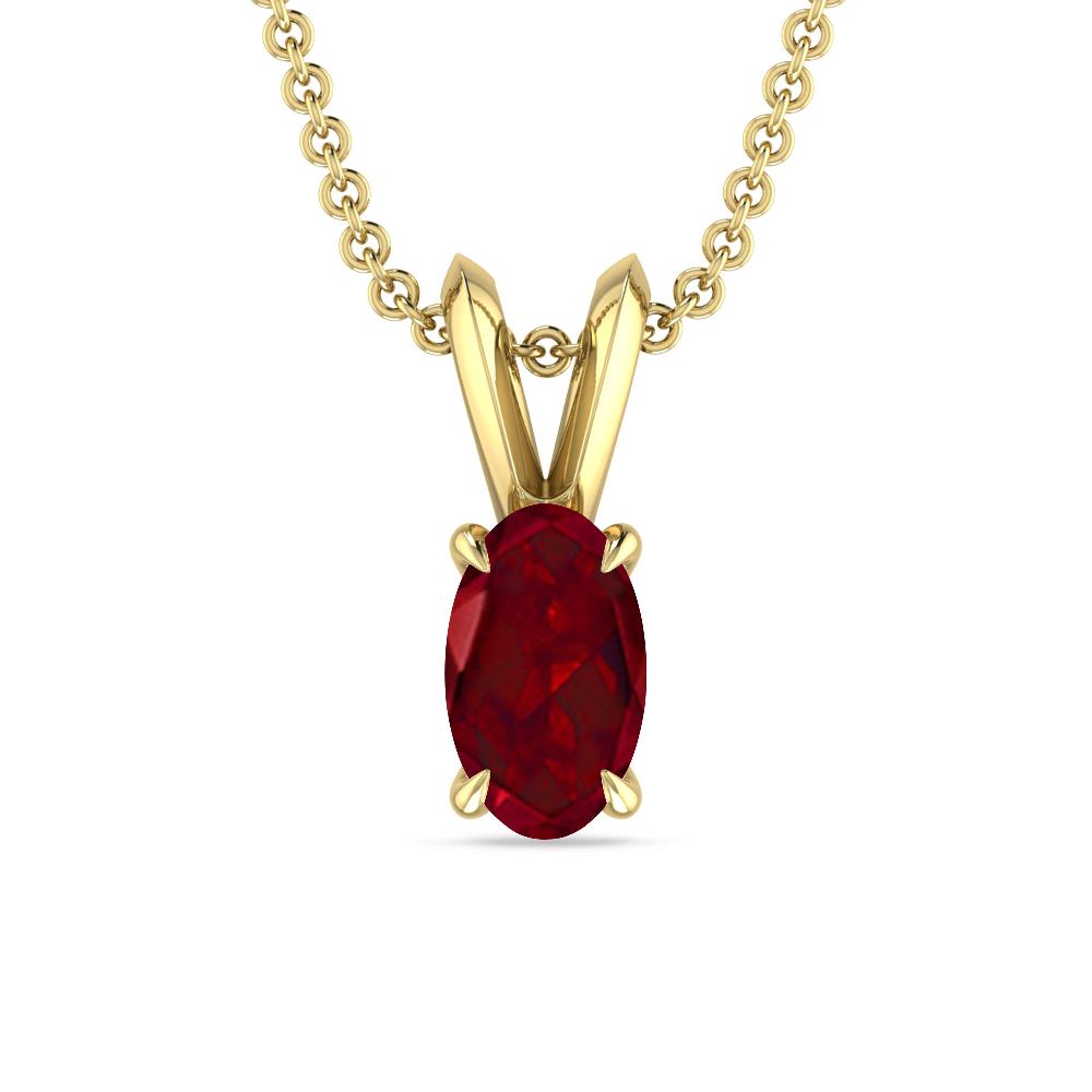 Yellow Gold - Garnet