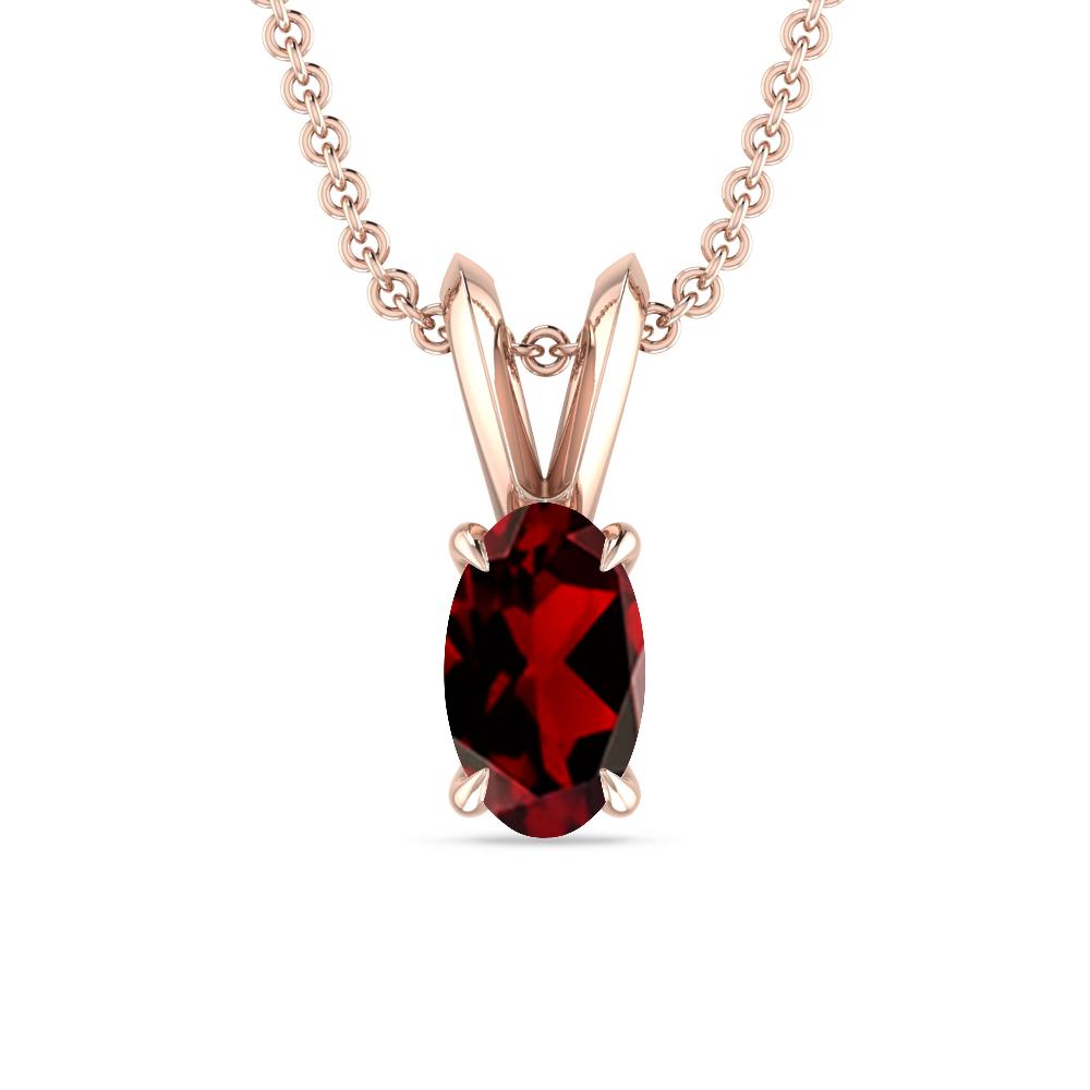 Rose Gold - Garnet