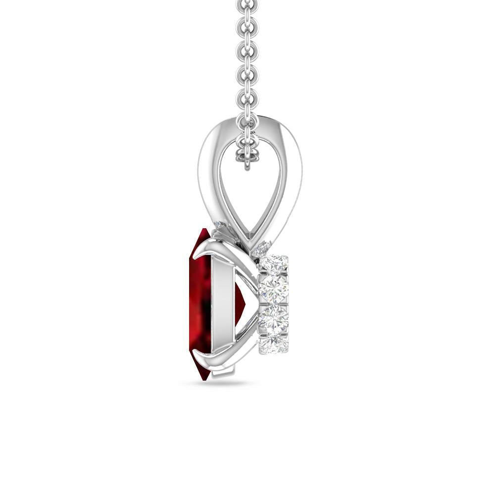 White Gold - Garnet