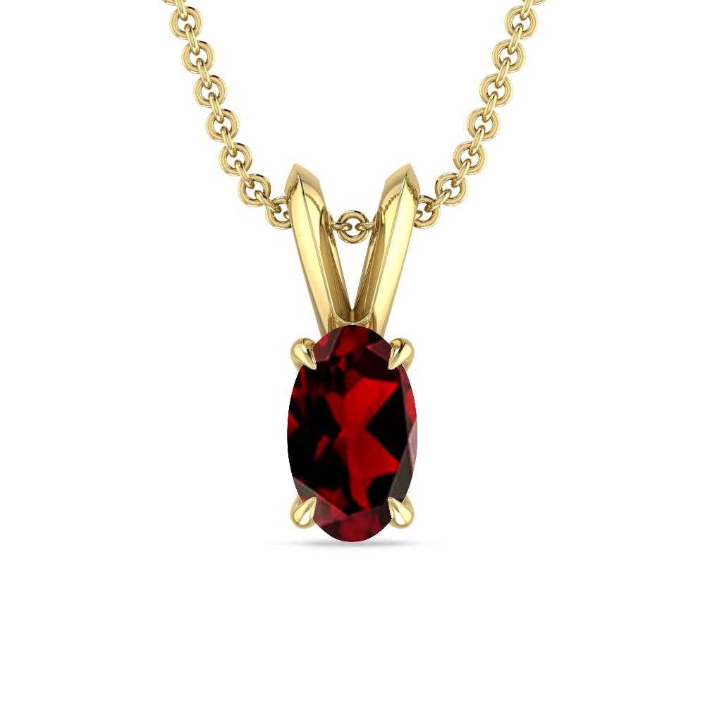 Yellow Gold - Garnet