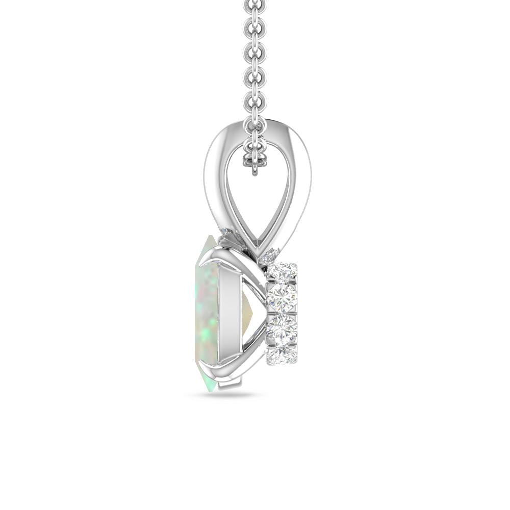 White Gold - Opal