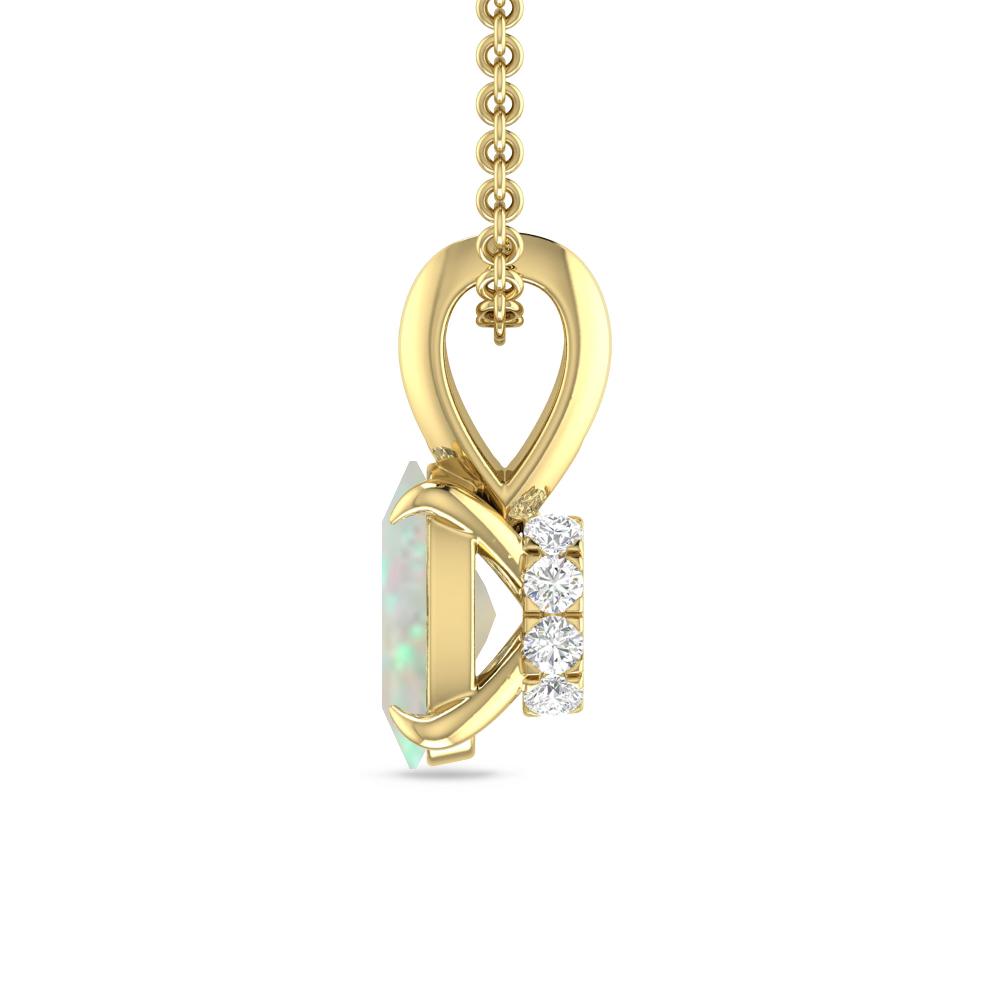 Yellow Gold - Opal