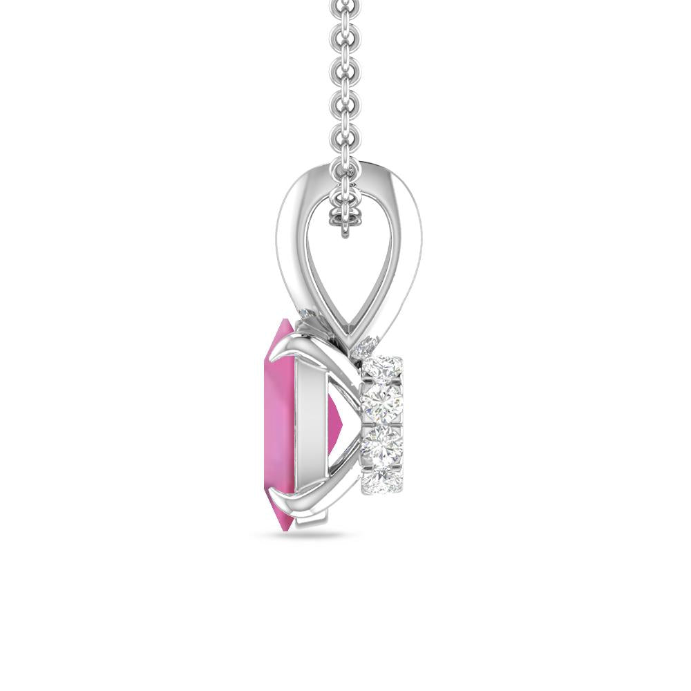 White Gold - Pink Tourmaline