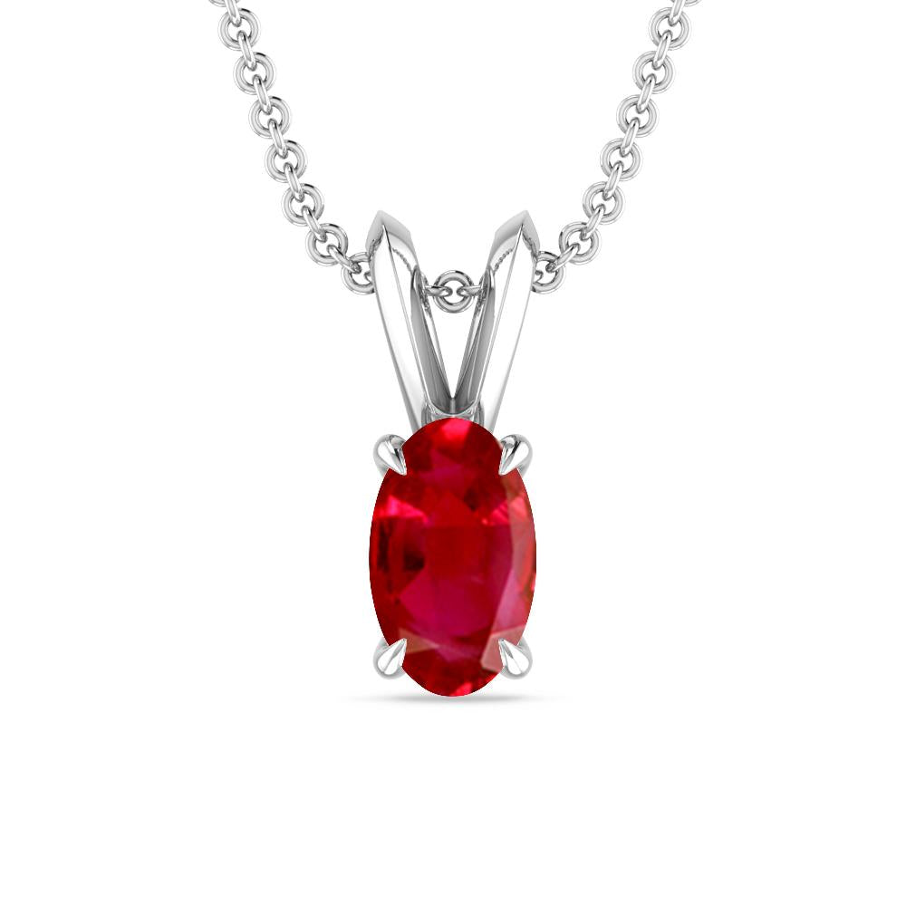 White Gold - Ruby