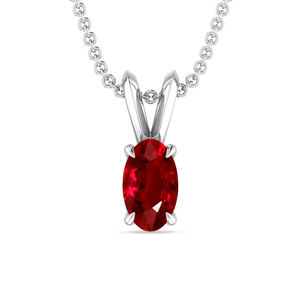 White Gold - Ruby