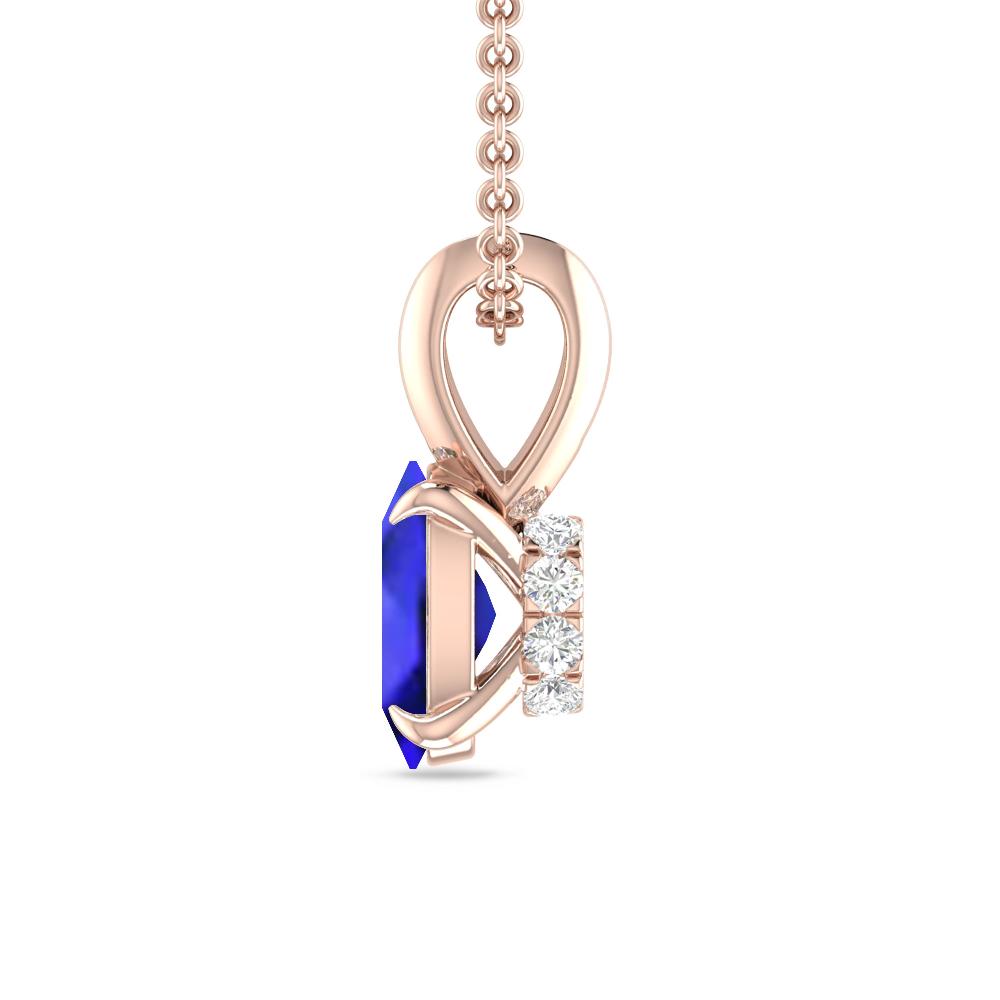 Rose Gold - Tanzanite