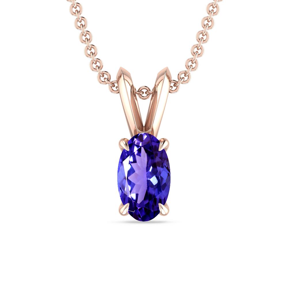 Rose Gold - Tanzanite