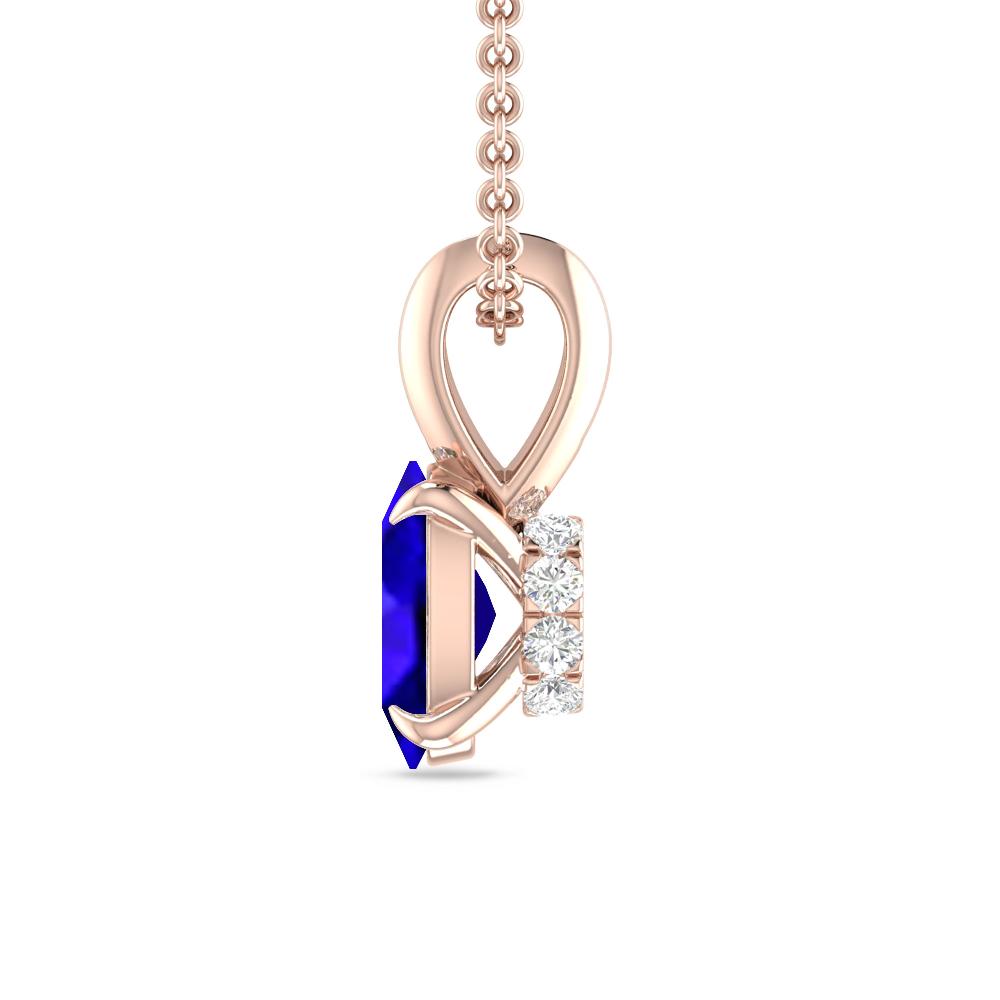 Rose Gold - Tanzanite