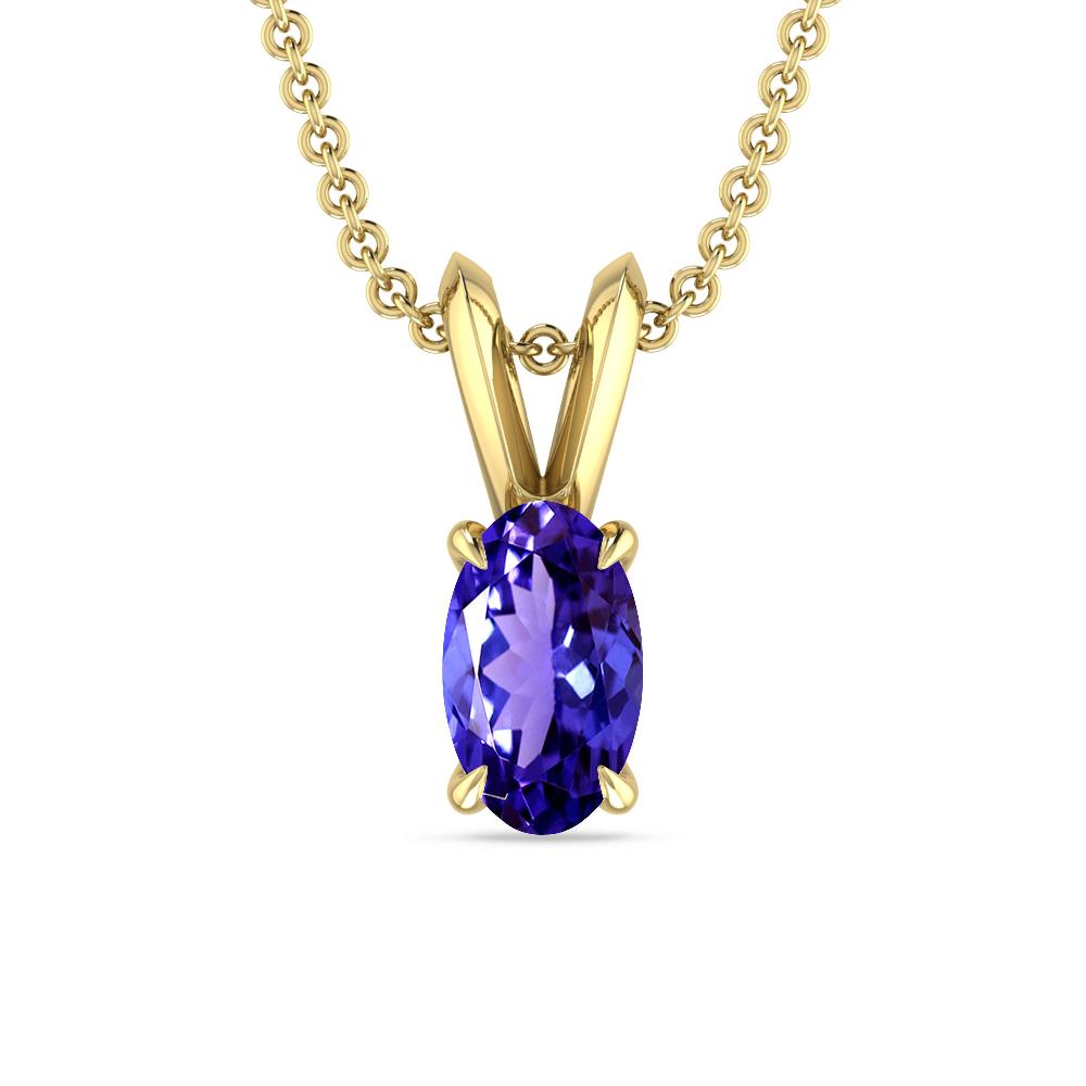 Yellow Gold - Tanzanite