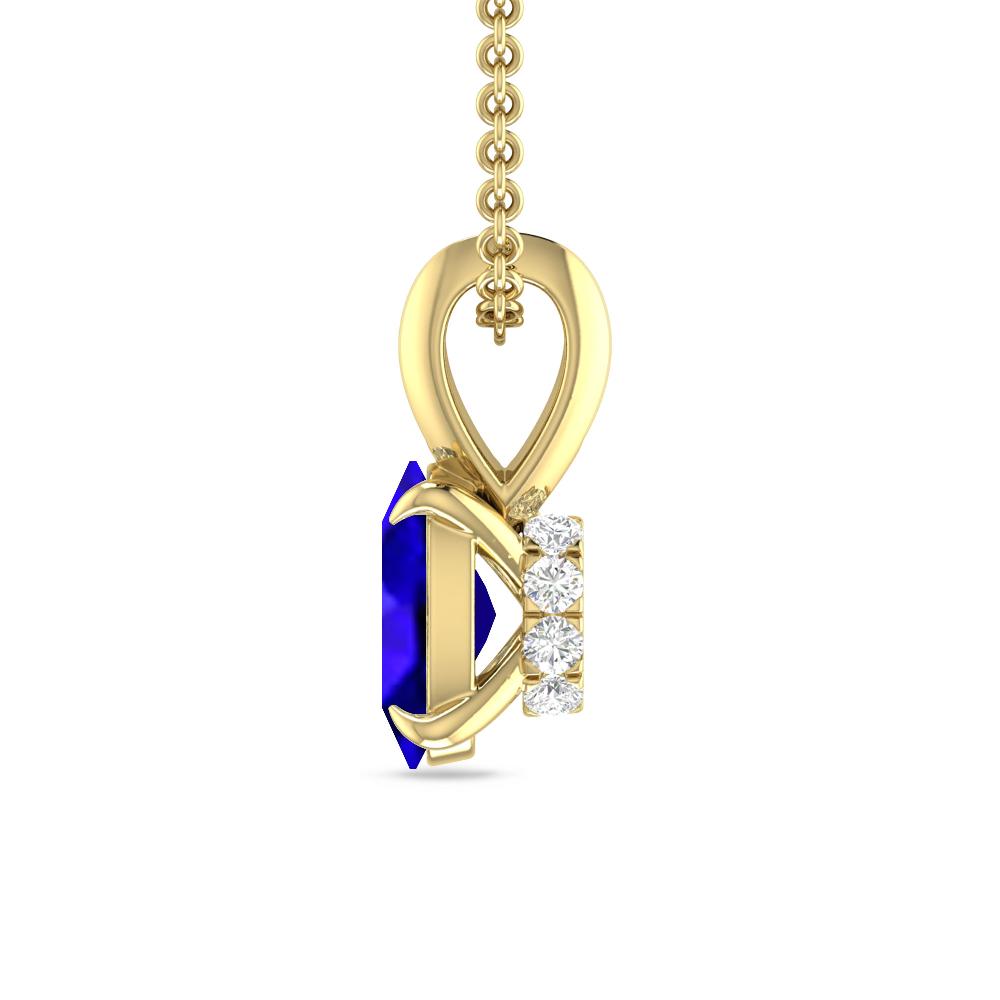 Yellow Gold - Tanzanite