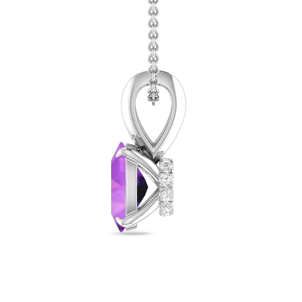 White Gold - Amethyst