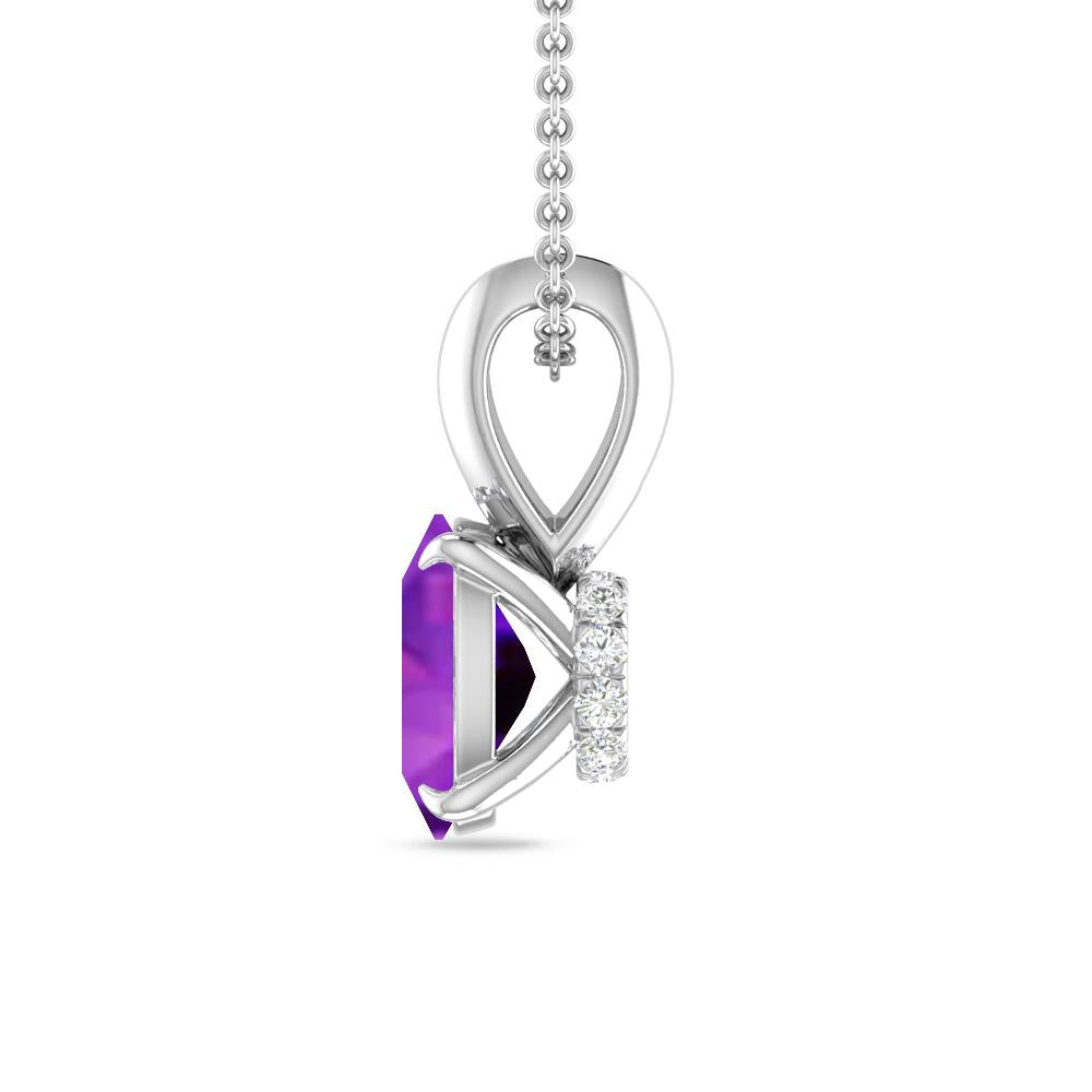 White Gold - Amethyst