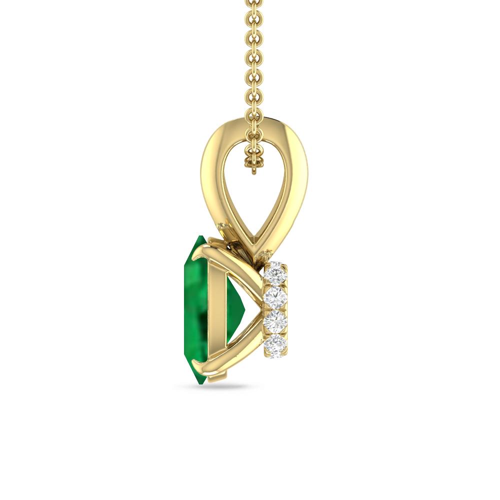 Yellow Gold - Emerald