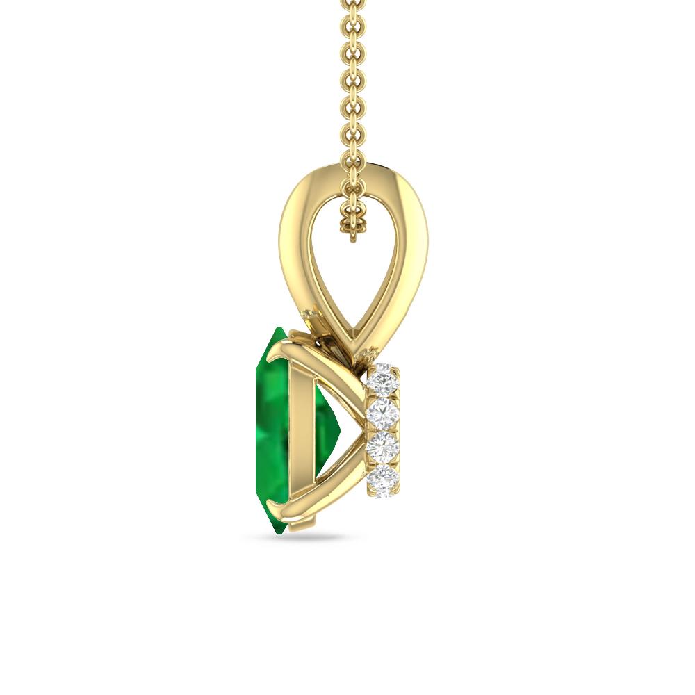 Yellow Gold - Emerald