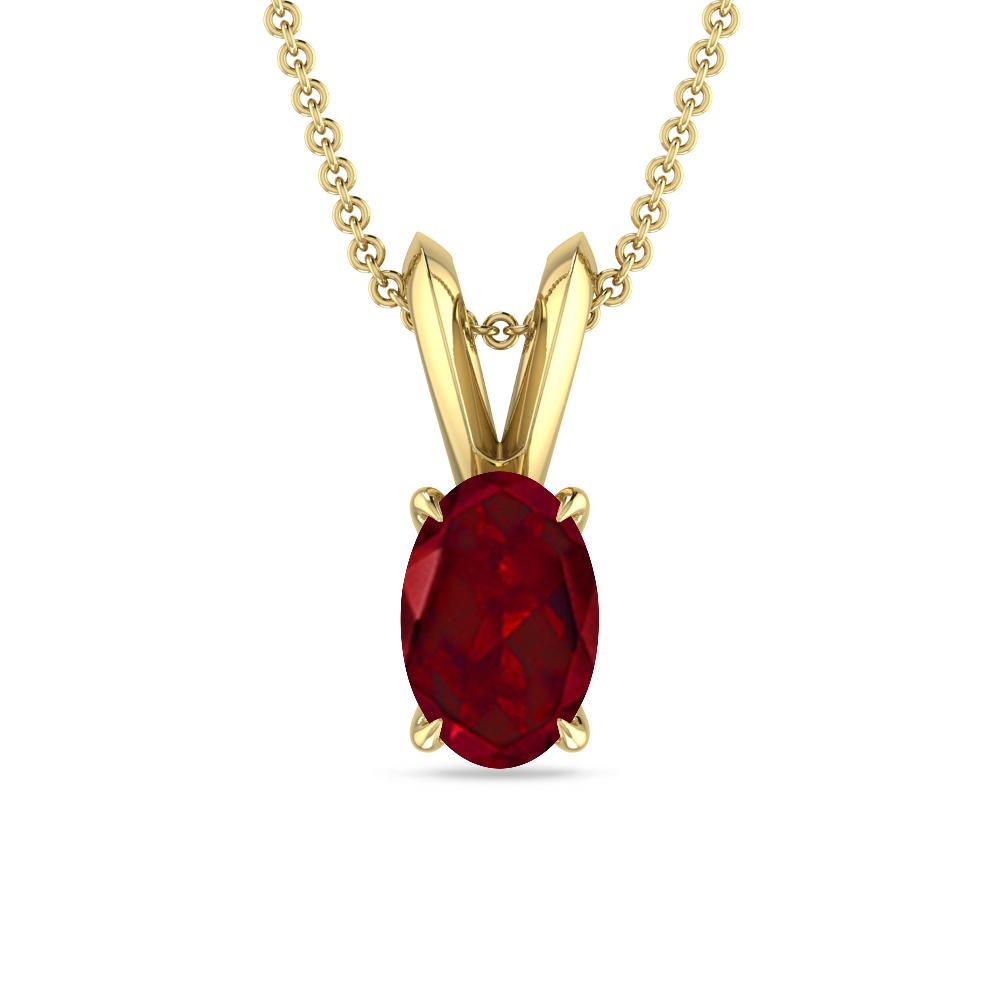 Yellow Gold - Garnet