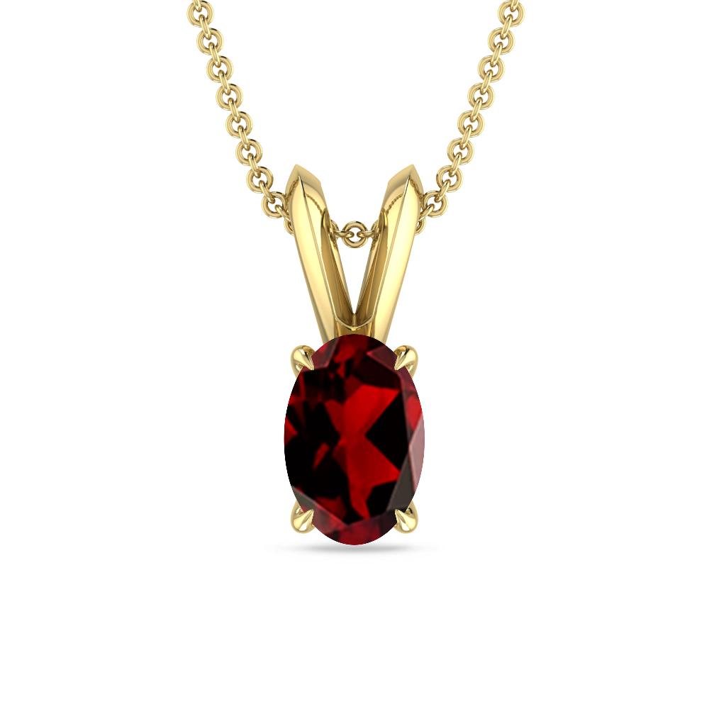 Yellow Gold - Garnet