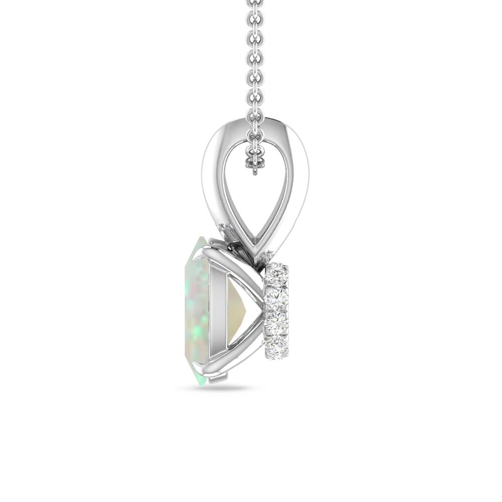 White Gold - Opal