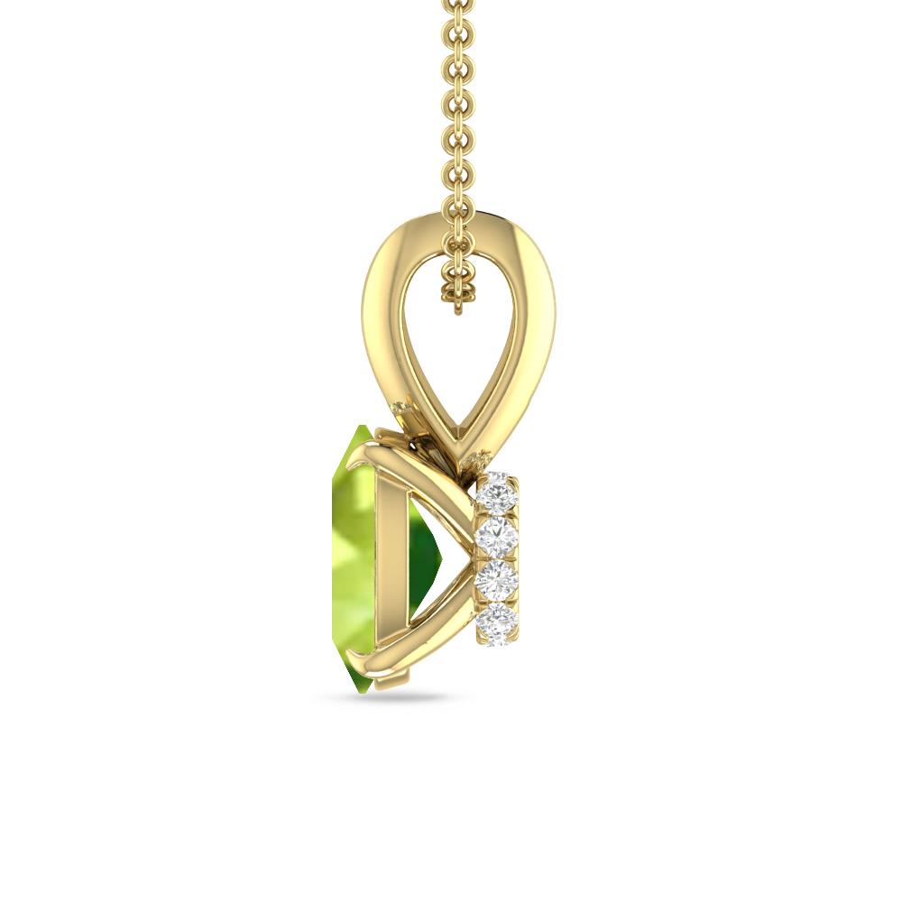 Yellow Gold - Peridot