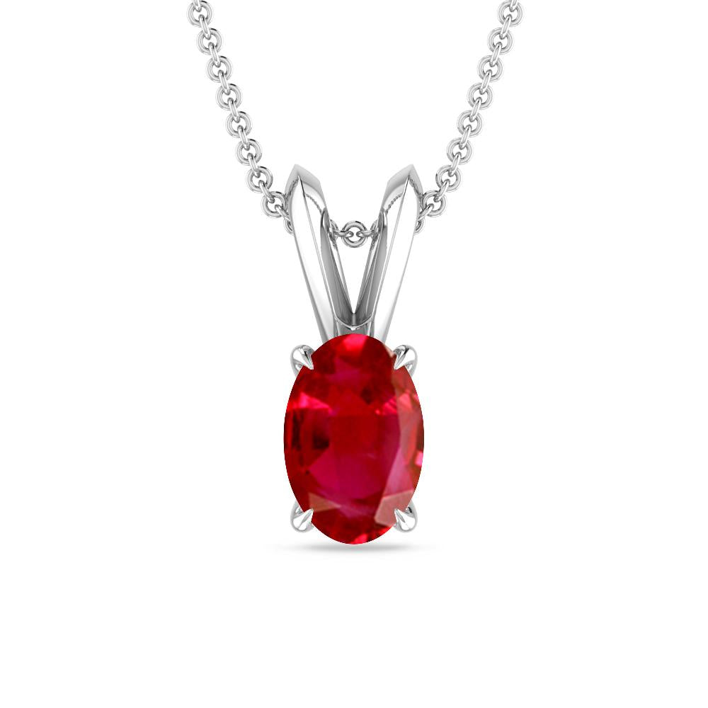 White Gold - Ruby