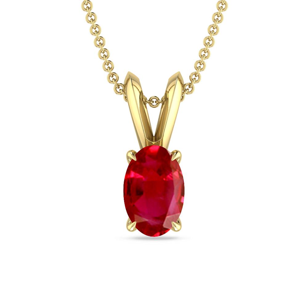 Yellow Gold - Ruby