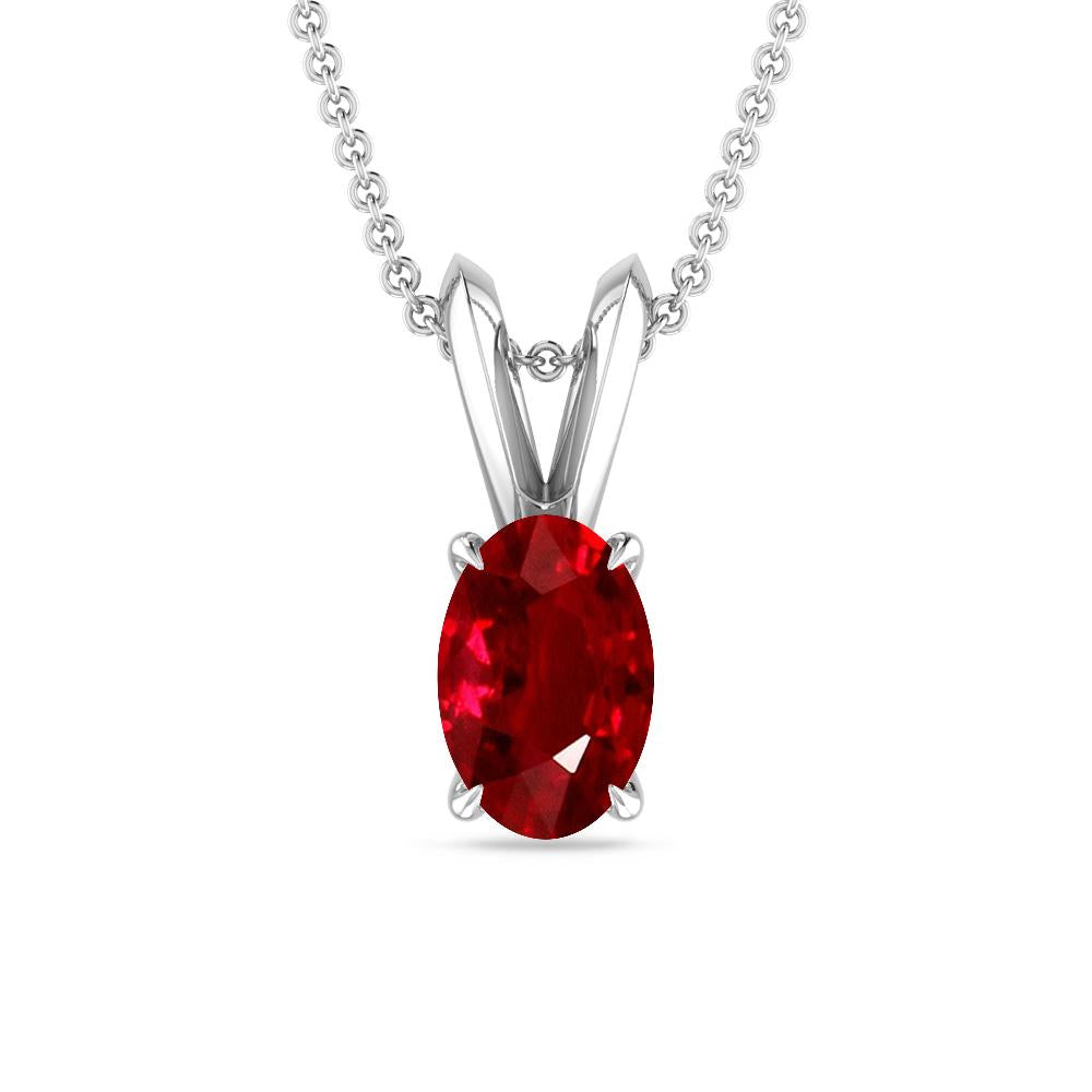 White Gold - Ruby