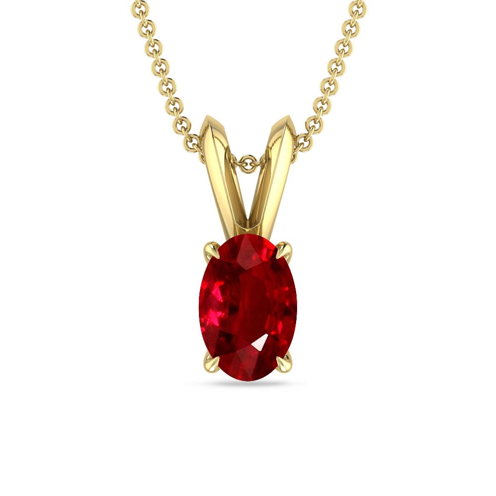 Yellow Gold - Ruby