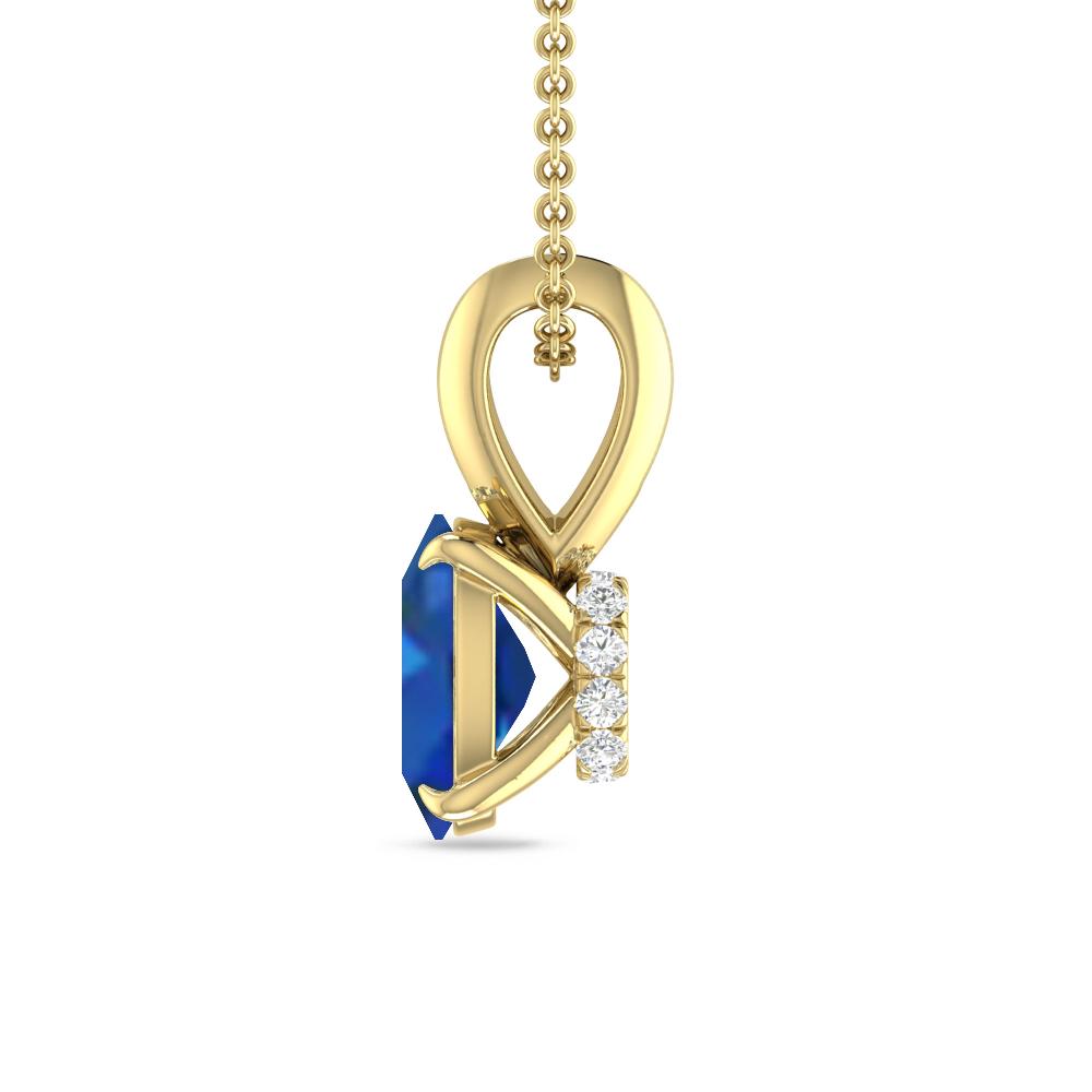 Yellow Gold - Sapphire