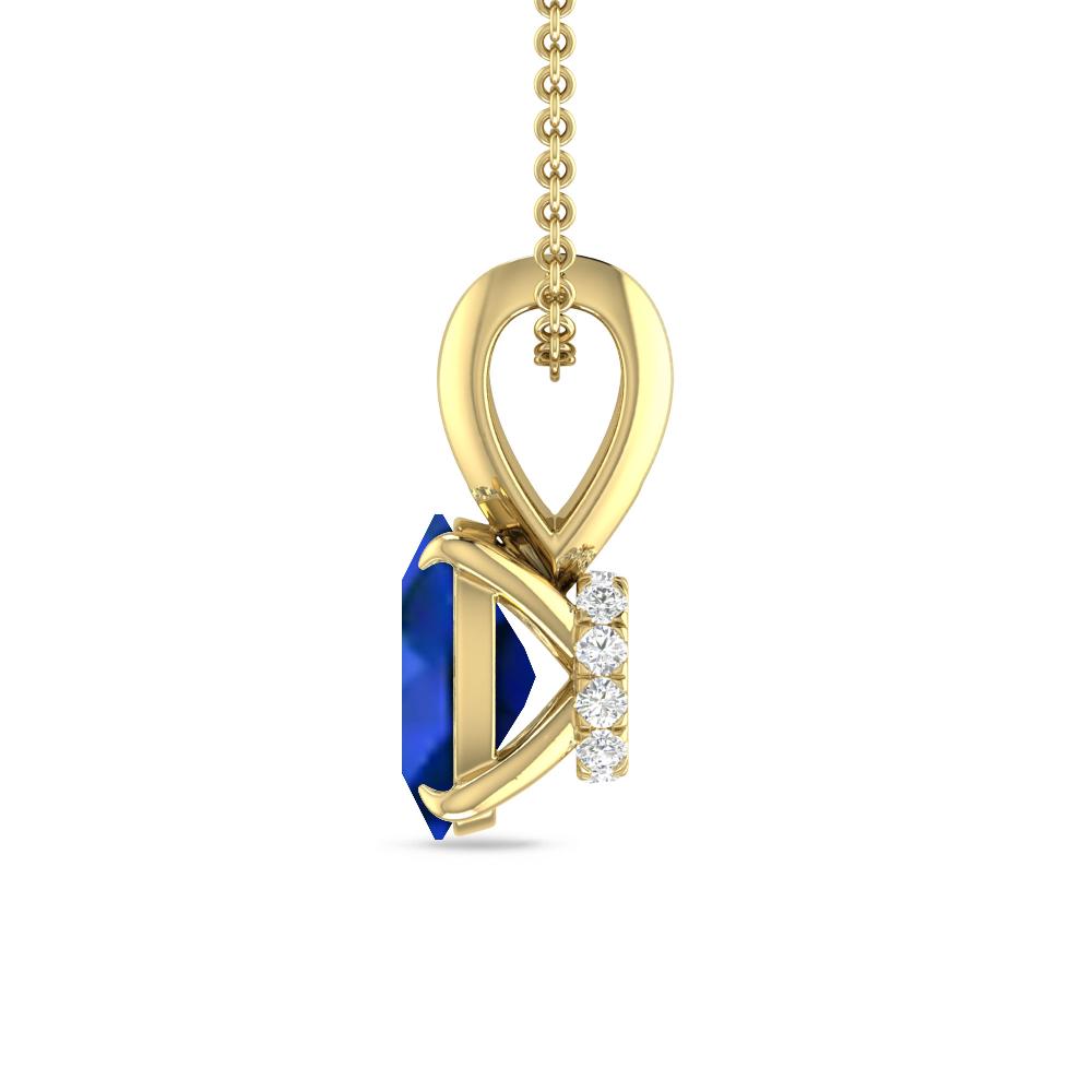 Yellow Gold - Sapphire