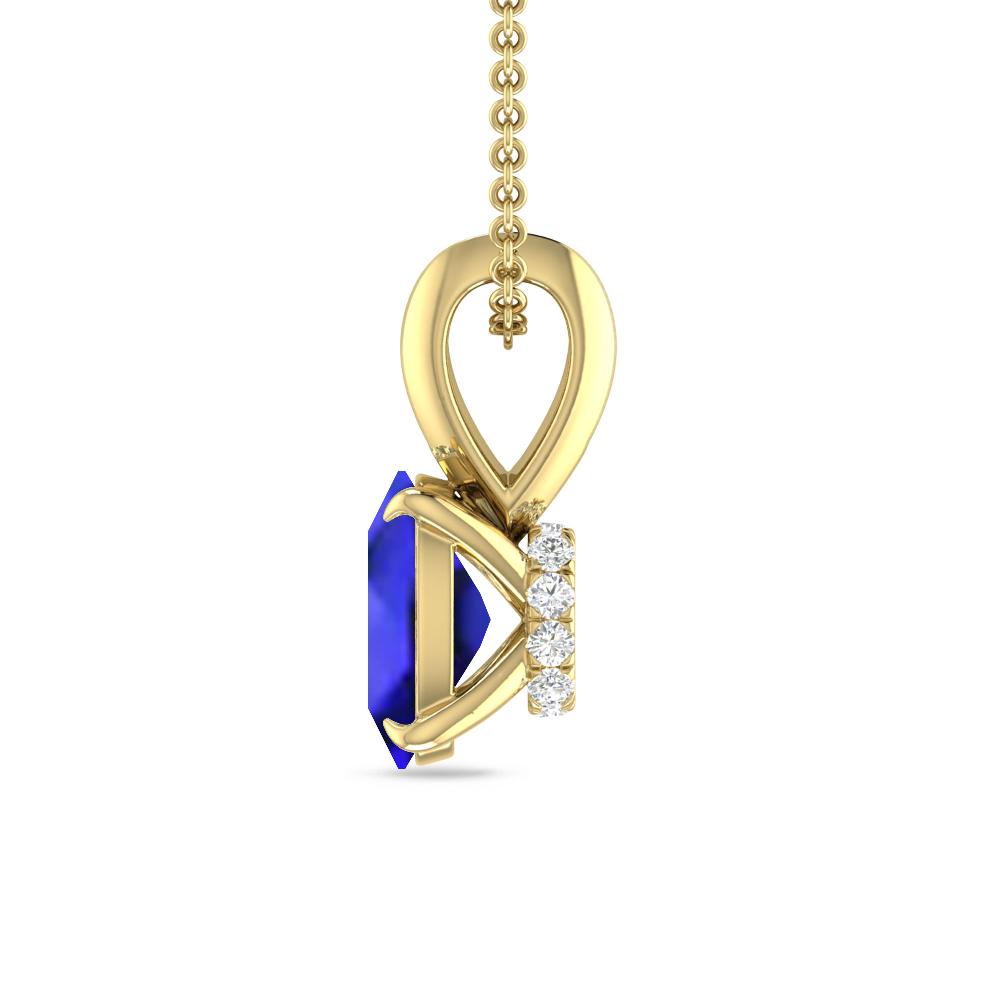 Yellow Gold - Tanzanite