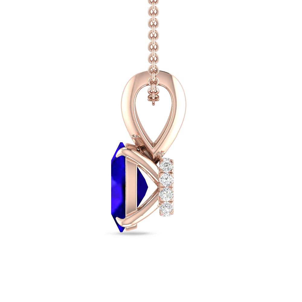 Rose Gold - Tanzanite