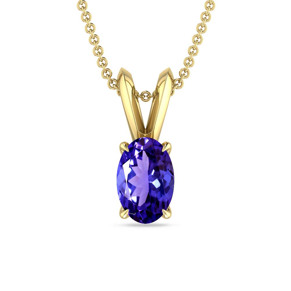 Yellow Gold - Tanzanite