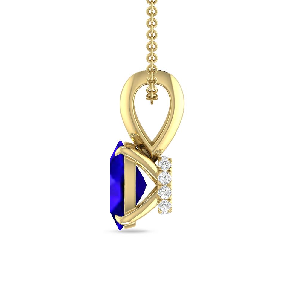 Yellow Gold - Tanzanite