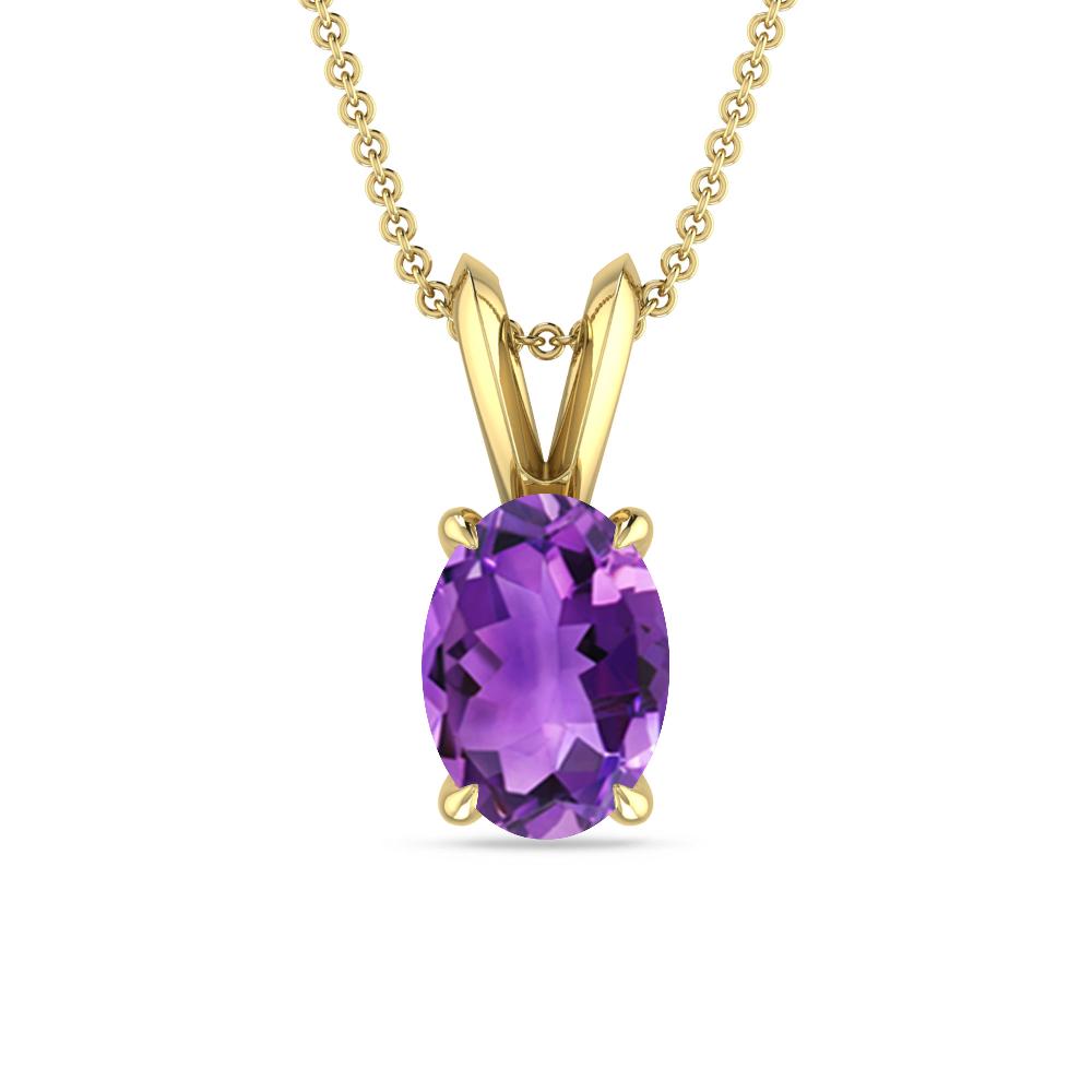 Yellow Gold - Amethyst