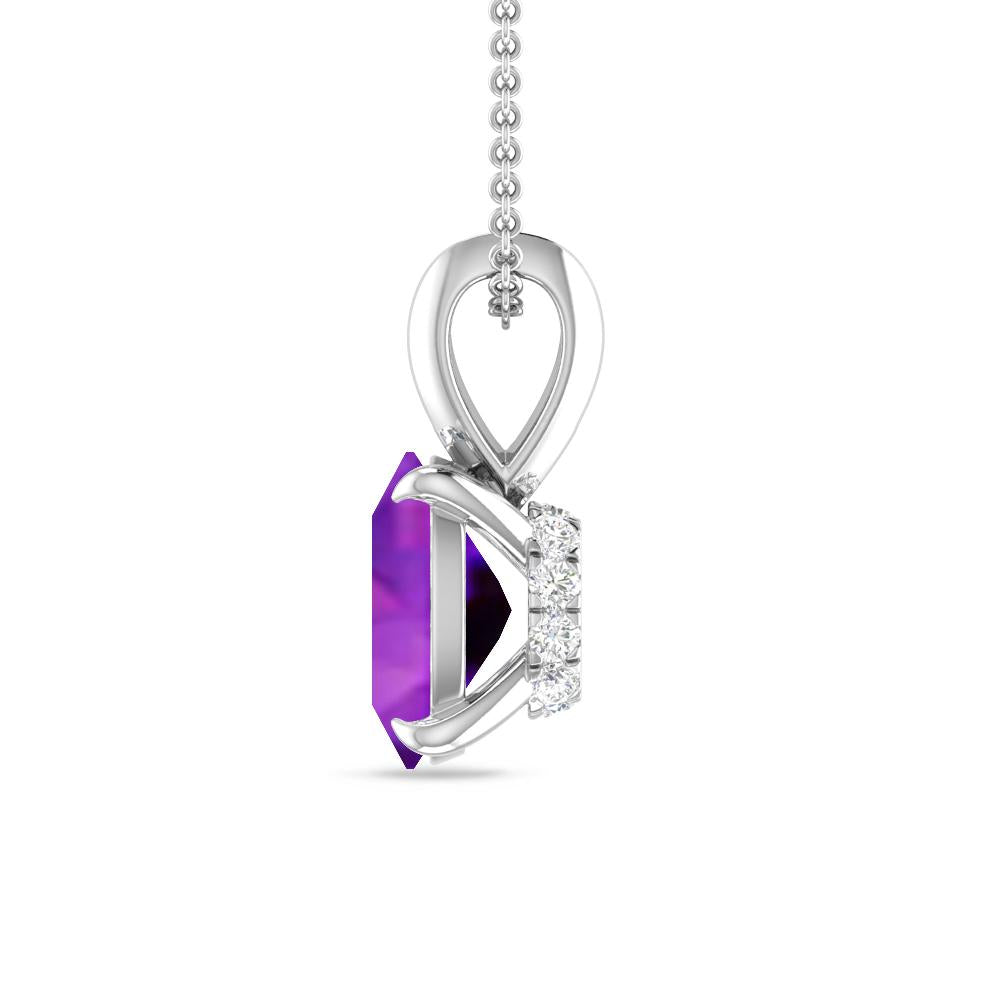 White Gold - Amethyst