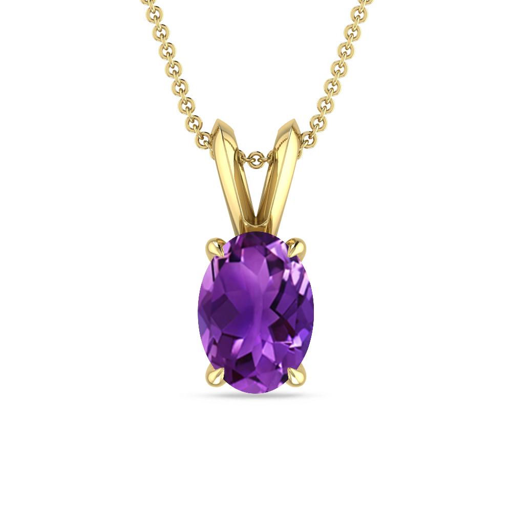 Yellow Gold - Amethyst