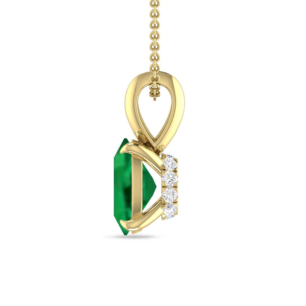 Yellow Gold - Emerald