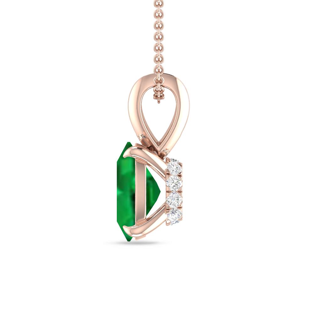 Rose Gold - Emerald