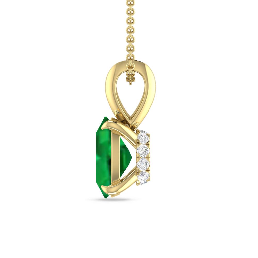 Yellow Gold - Emerald