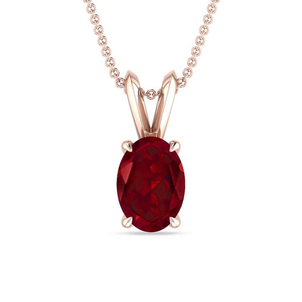 Rose Gold - Garnet