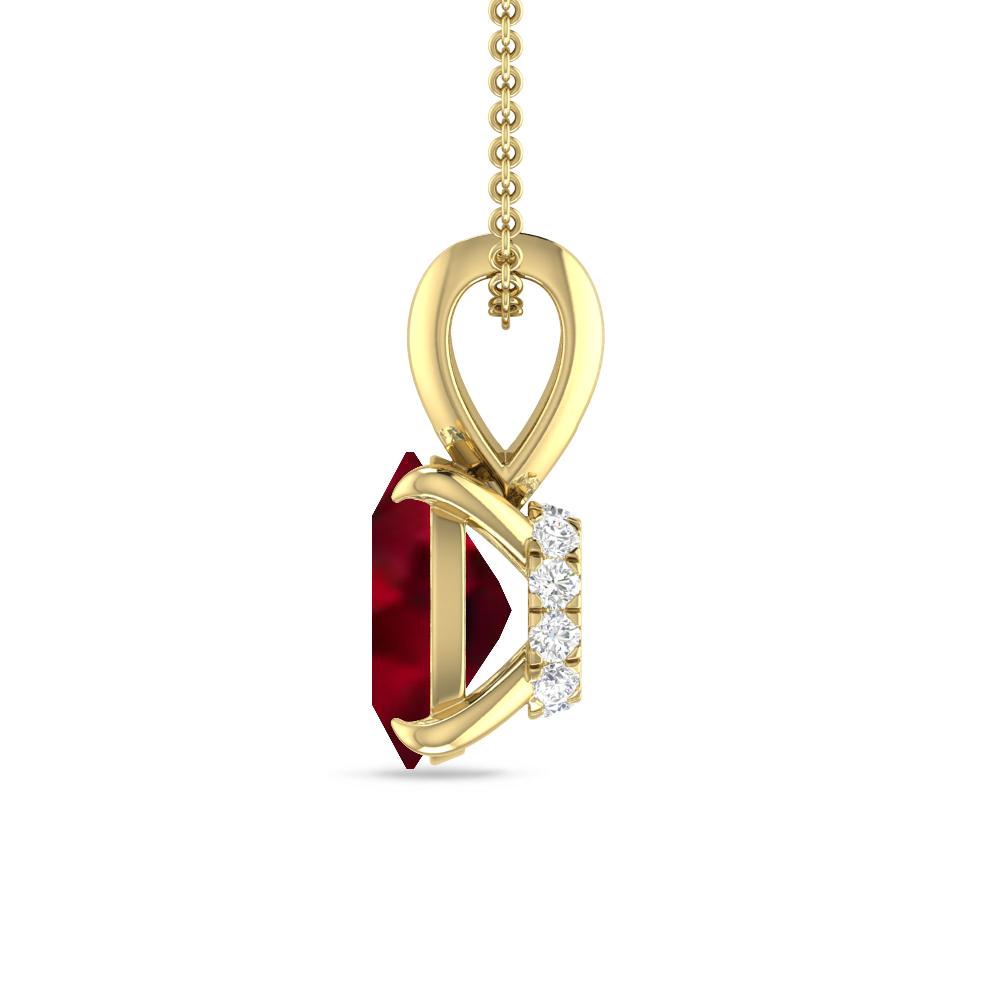 Yellow Gold - Garnet