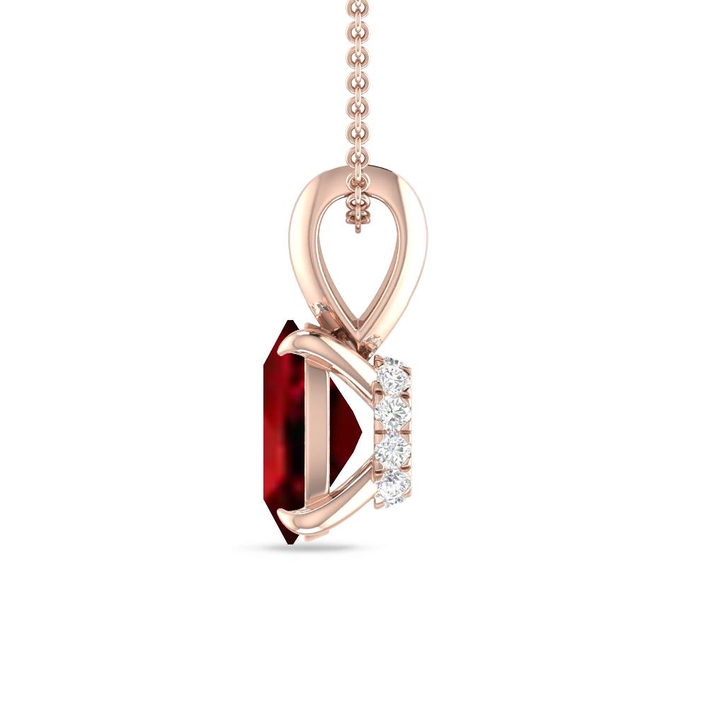 Rose Gold - Garnet