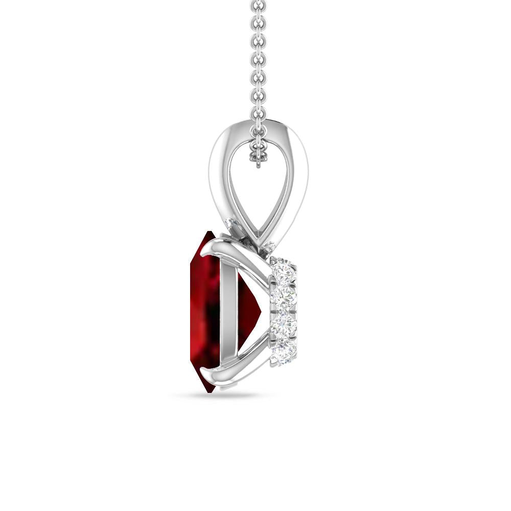 White Gold - Garnet