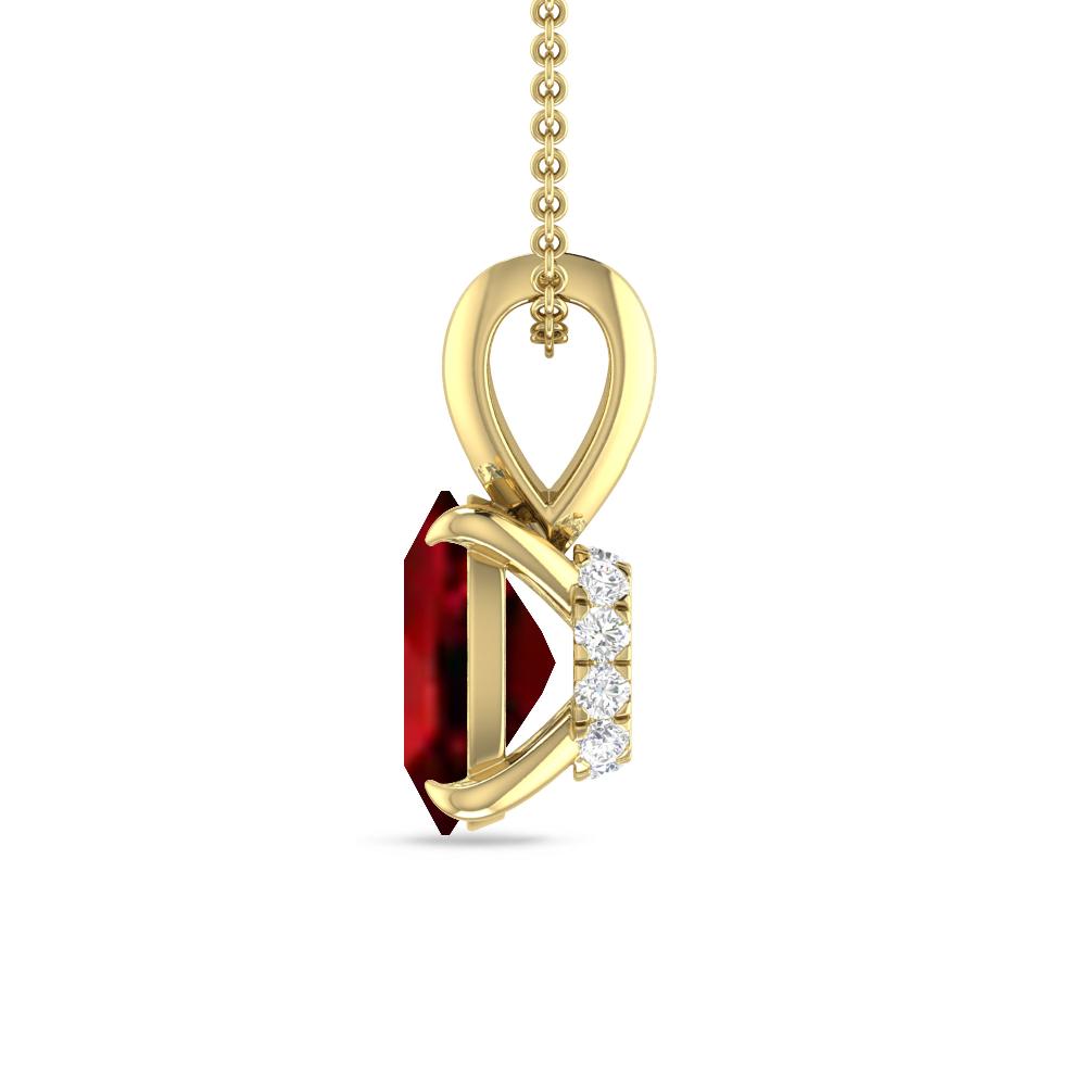 Yellow Gold - Garnet