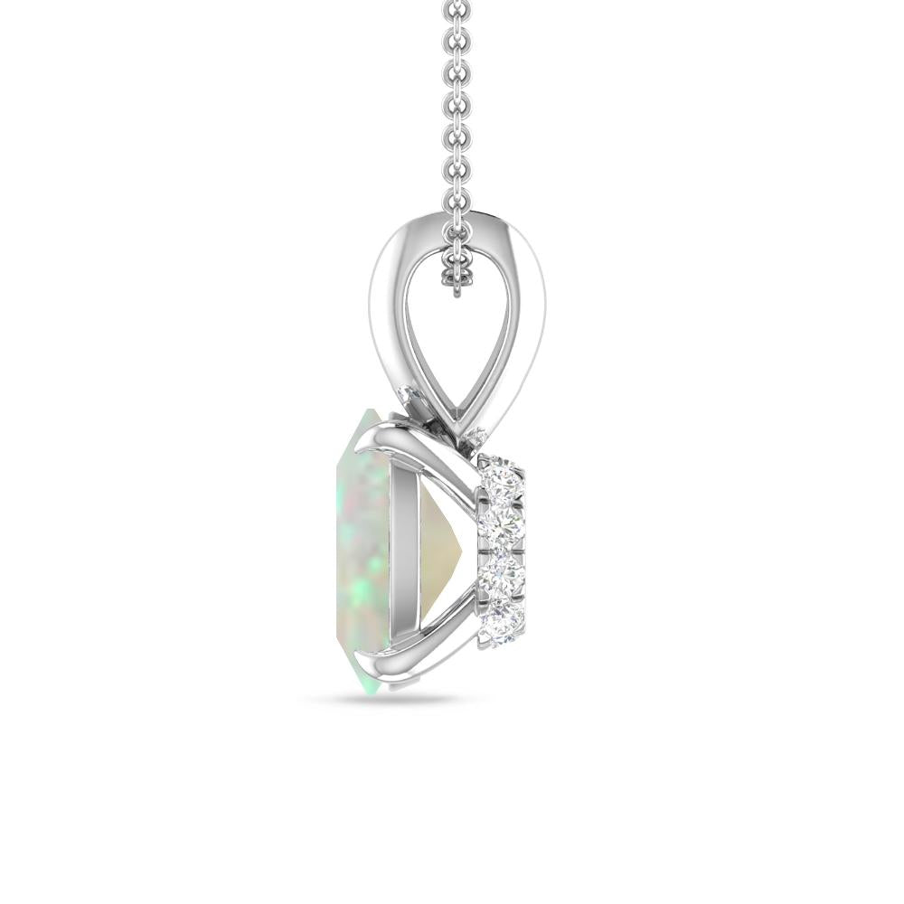 White Gold - Opal