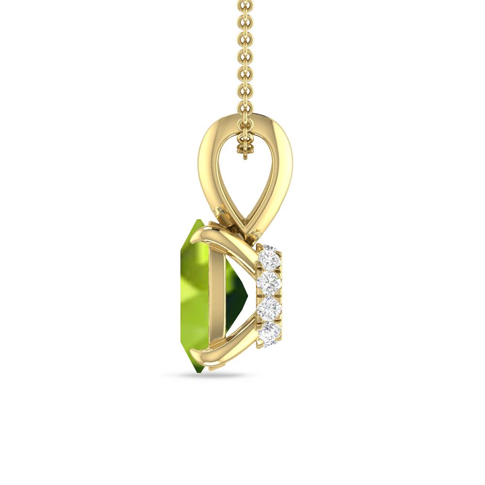 Yellow Gold - Peridot