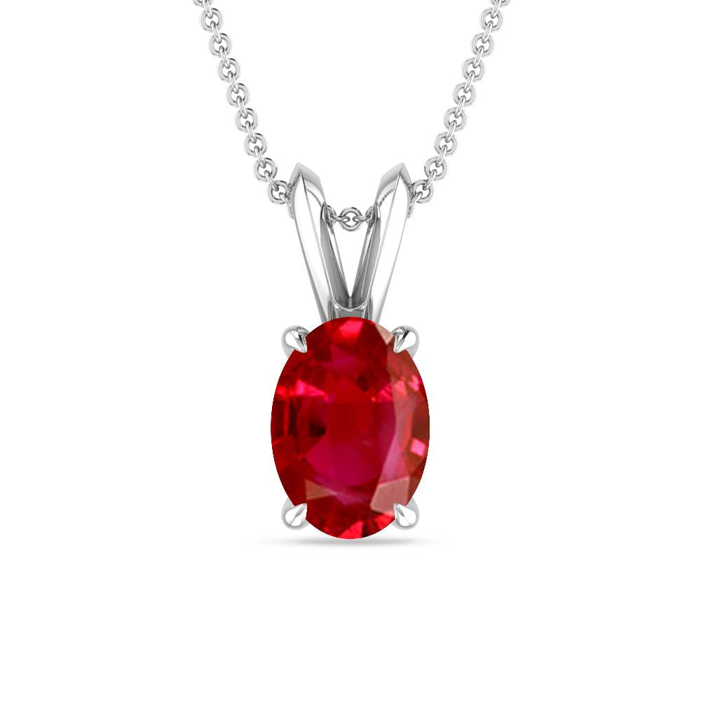 White Gold - Ruby