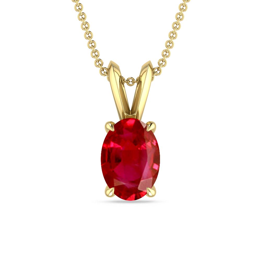 Yellow Gold - Ruby